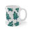 Thumbnail: Winter Pine Teal Ceramic Mug 11oz