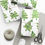 Thumbnail: Winter Tree Green Wrapping Paper | Winter Christmas Yule Hanukkah Holiday