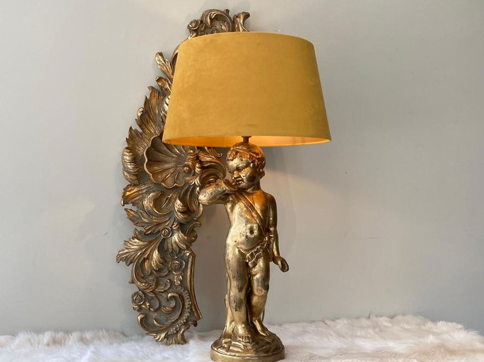 Thumbnail: OLD POLYCHROOM  ANGEL TABLELAMP