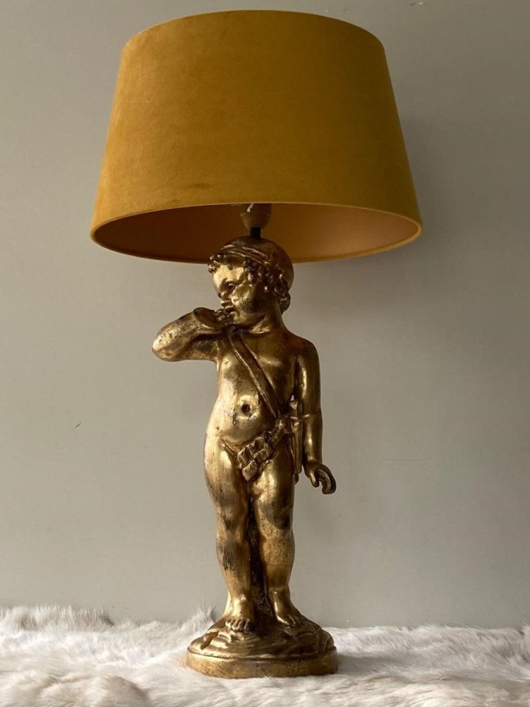 Thumbnail: OLD POLYCHROOM  ANGEL TABLELAMP