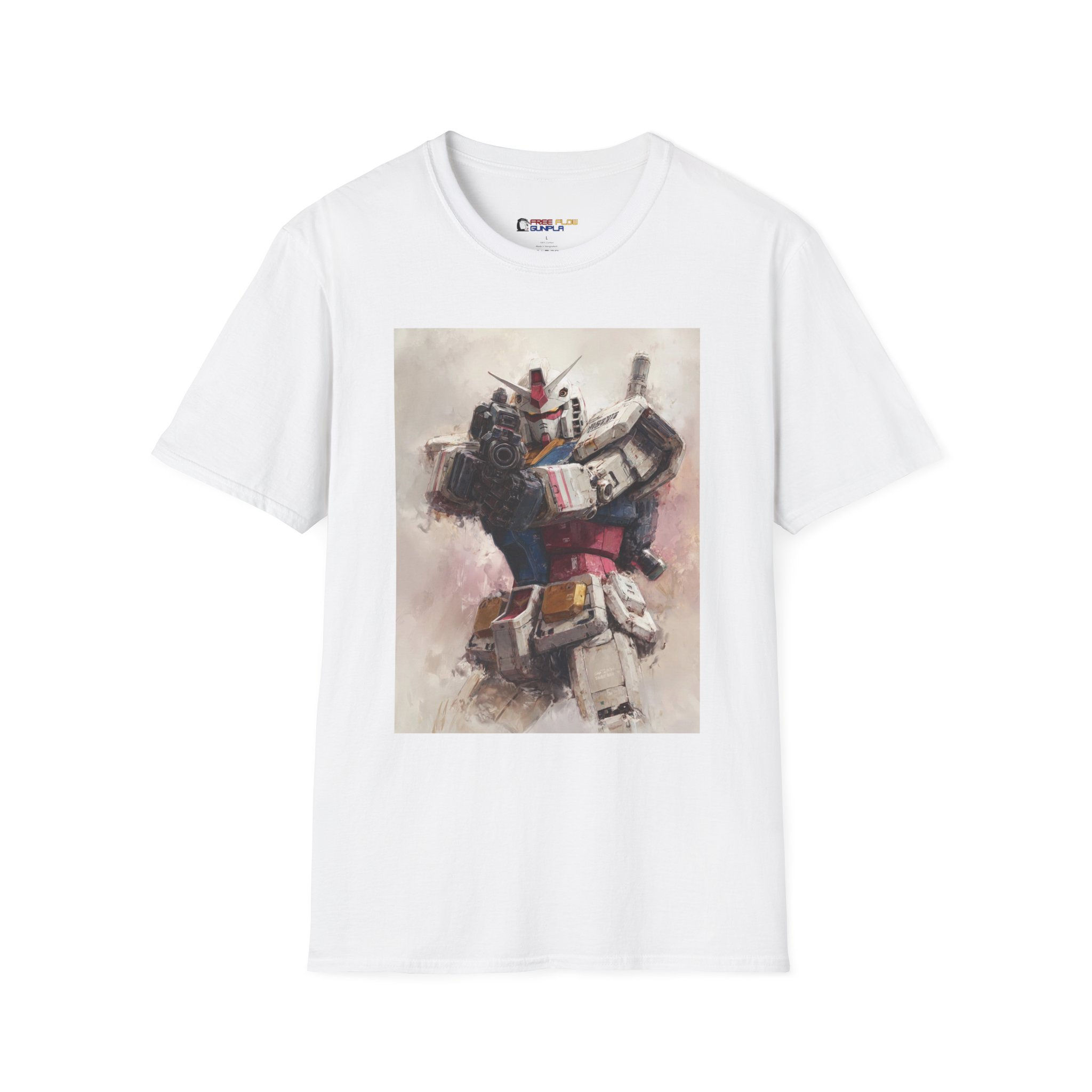 Gundam Art Unisex Softstyle T-Shirt, Graphic Tee, Unique Gift, Casual Wear.