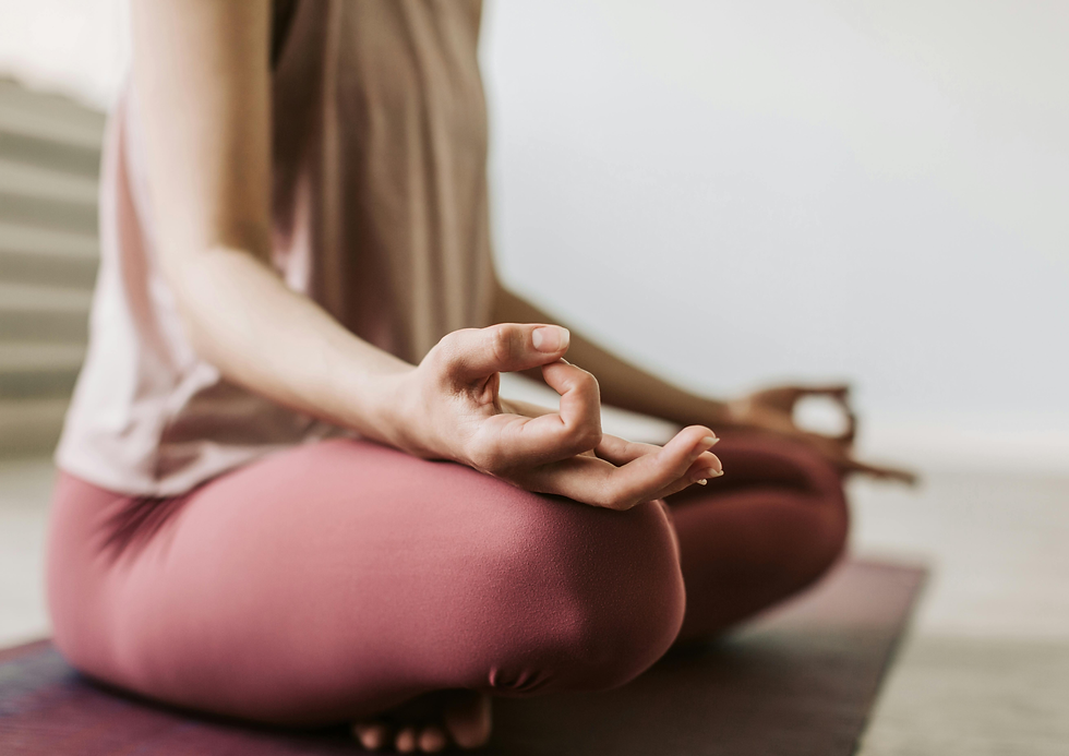 Woman practicing mindfulness to support gut health and immunity