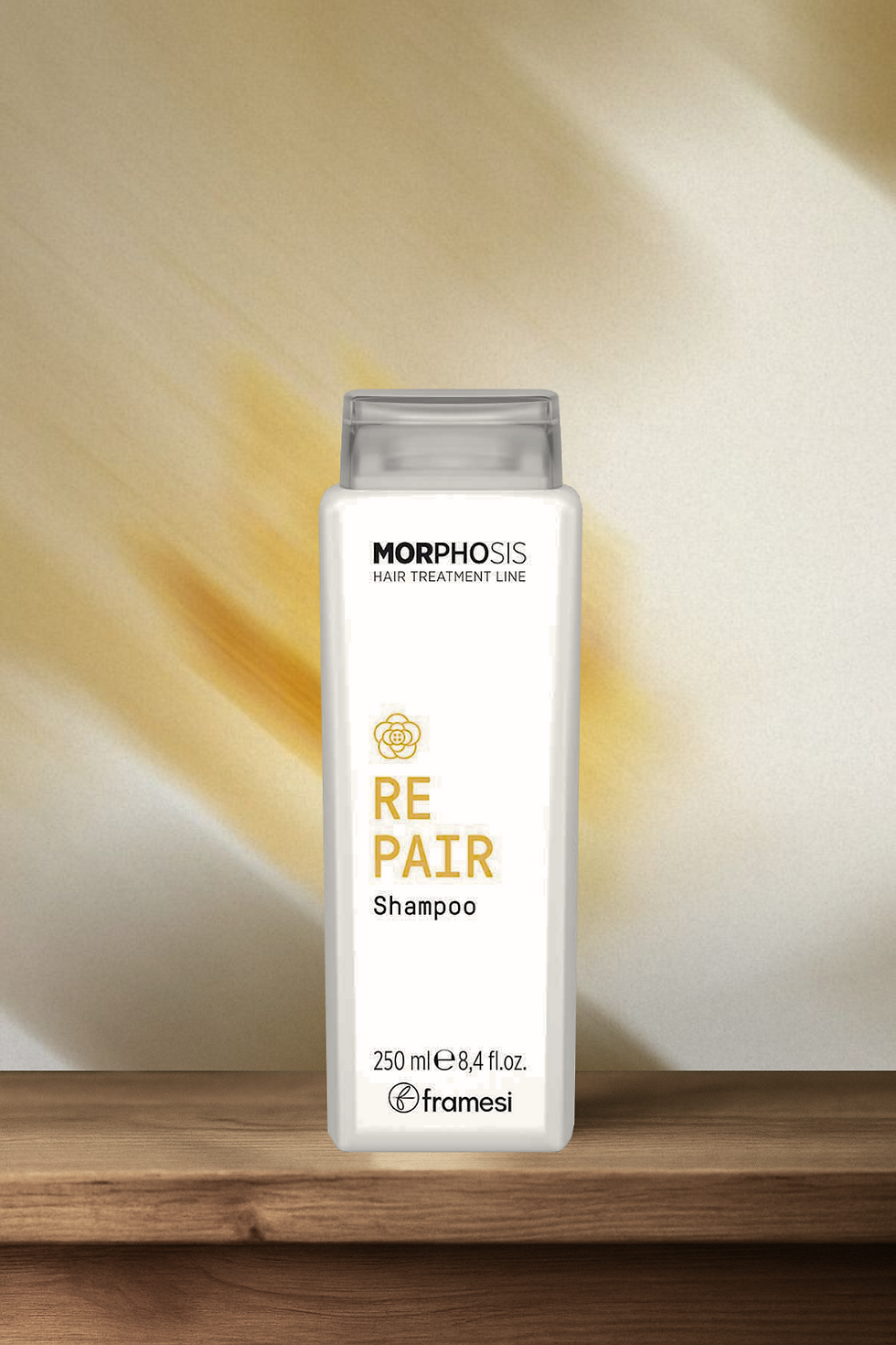 Відновлювальний шампунь для тьмяного пошкодженого волосся Framesi Morphosis Repair Shampoo 250 мл – кератин, протеїни, глибок