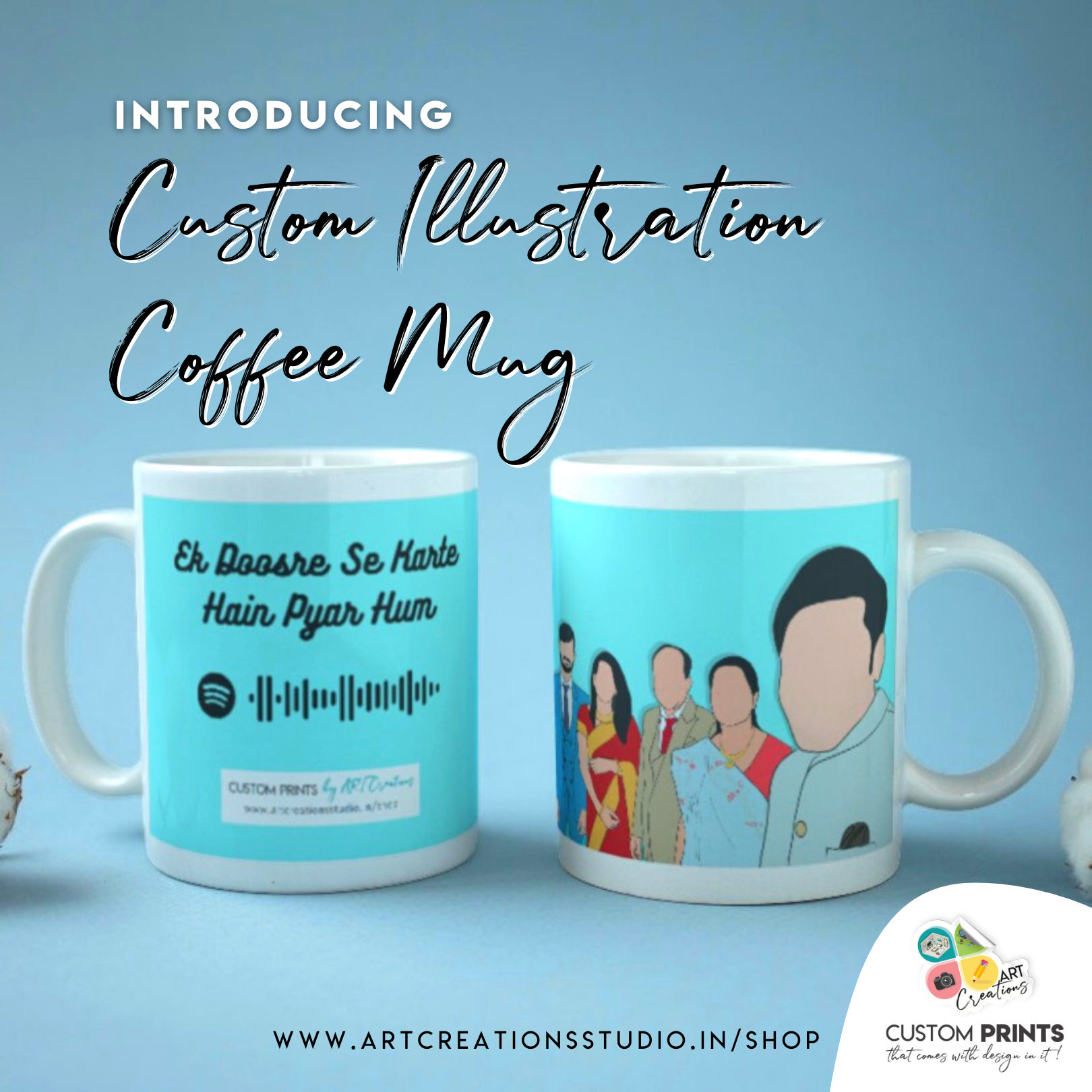 Custom Illustration Coffee Mug