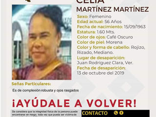 SE BUSCA A LA SRA CELIA MARTINEZ MARTINEZ