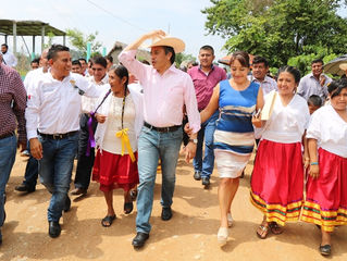 SE COMPROMETIÓ CUITLÁHUAC GARCÍA A RESPETAR TRADICIONES DE ETNIAS Y CONSTRUIR INFRAESTRUCTURA EN SAN