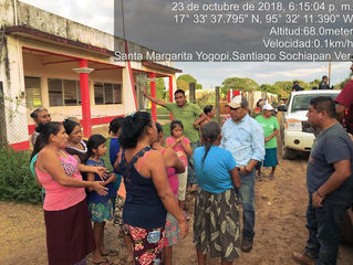 EN SANTIAGO SOCHIAPAN LA COMUNIDAD SANTA MARGARITA YOGOPI SERIAMENTE AFECTADA POR LLUVIAS INTENSAS