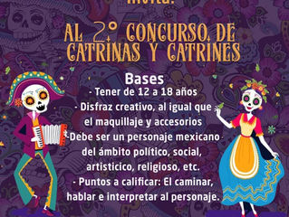 EL HONORABLE AYUNTAMIENTO DE ISLA TE INVITA: AL 2DO CONCURSO DE CATRINAS.