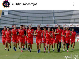 RONI PRIETO INICIA PRETEMPORADA CON EL PRIMER EQUIPO DE LOS TIBURONES ROJOS.