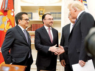 MÉXICO Y EU LOGRAN ACUERDO COMERCIAL; ESPERAN A CANADÁ PARA TLCAN