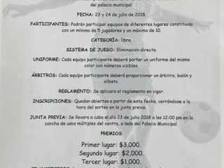 EVENTOS DEPORTIVOS EN LA CELEBRACION DEL SANTIAGO APOSTOL EN SANTIAGO SOCHIAPAN