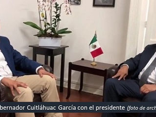 AMLO RECIBE TAMBIÉN A CUITLÁHUAC