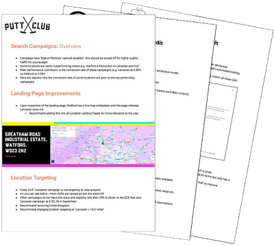 PPC Audit Examples