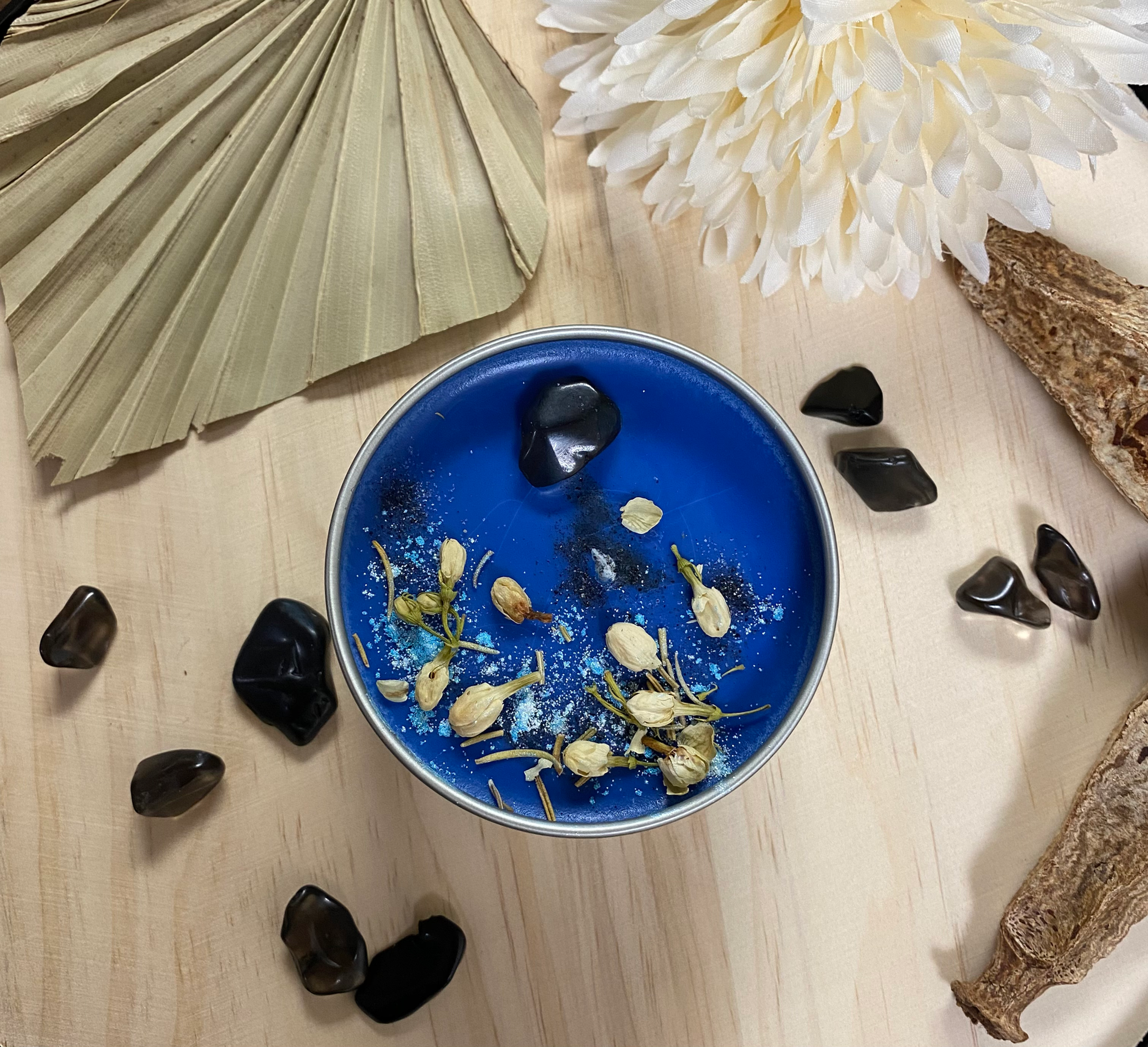 Evil Eye Protection Crystal Candle 