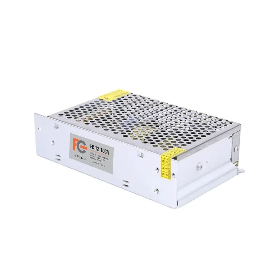 Miniatura: Fonte Chaveada Colmeia 12V 10A 120W - Fonte CFTV