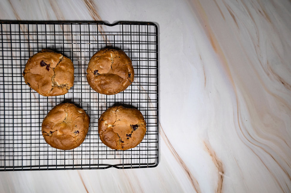 White Chocolate & Cranberry Cookies (Gluten & Dairy-free )