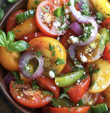 Tomato Salad w/ Homemade Vinaigrette