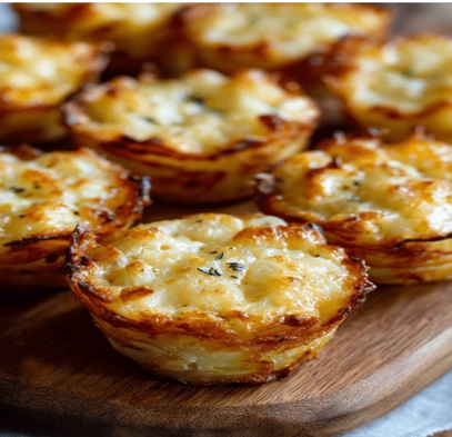Cheesy Potato Stacks