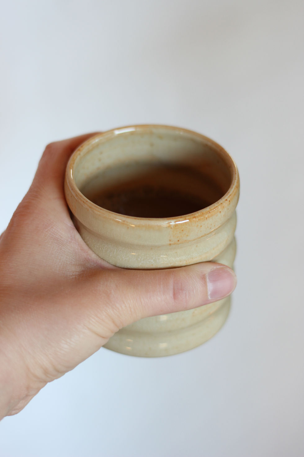 Miniaturebillede: RILLE krus - Blank okker