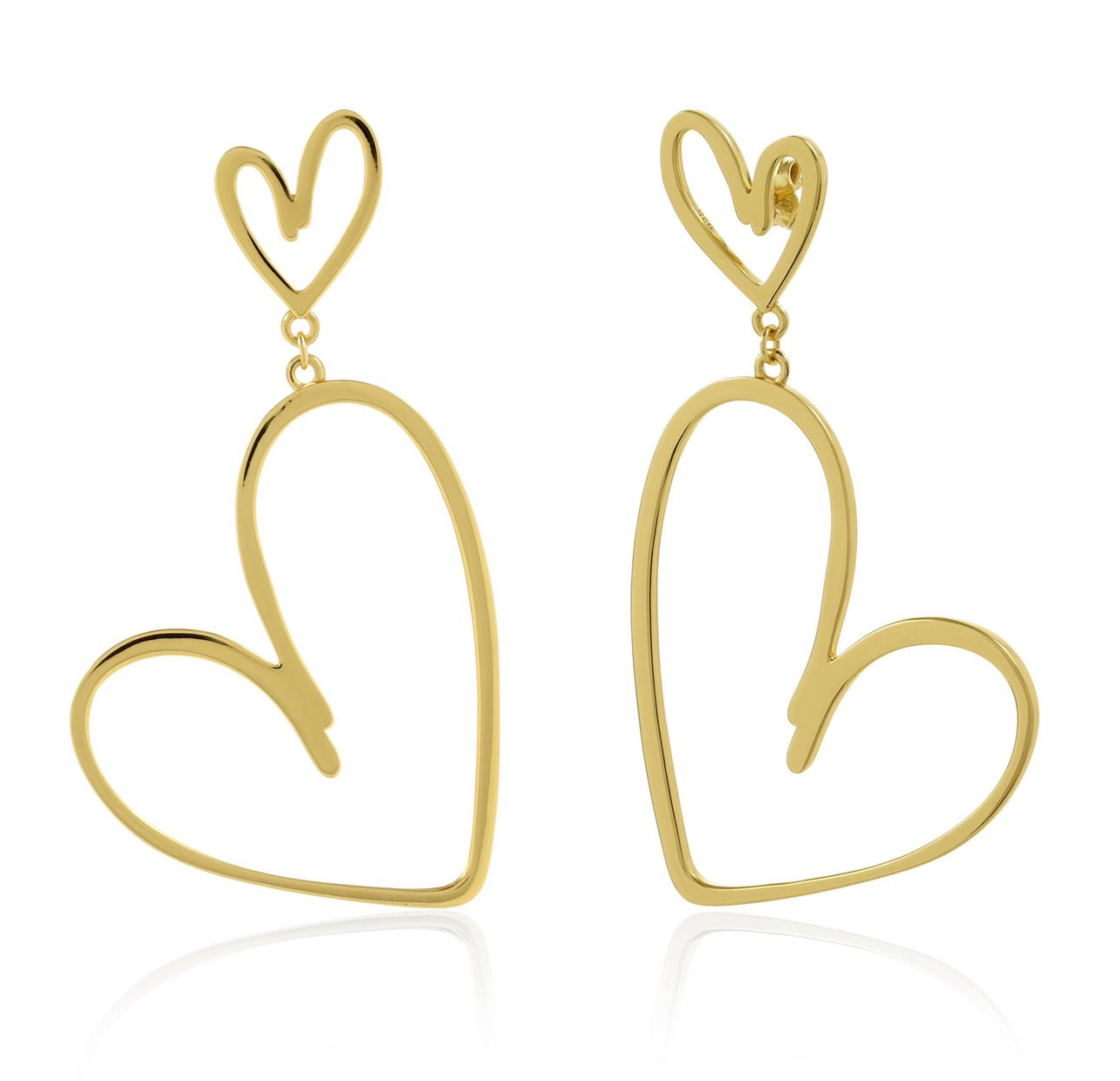 Dangle love (goud)