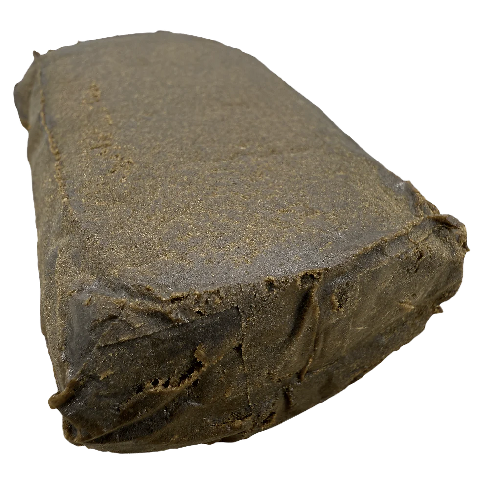 Résine CBD 33% : bloc compressé
