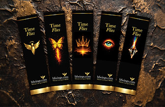 Time Flies Luxury Bookmark set of 5