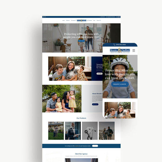 Wix website for Brooks & Stafford