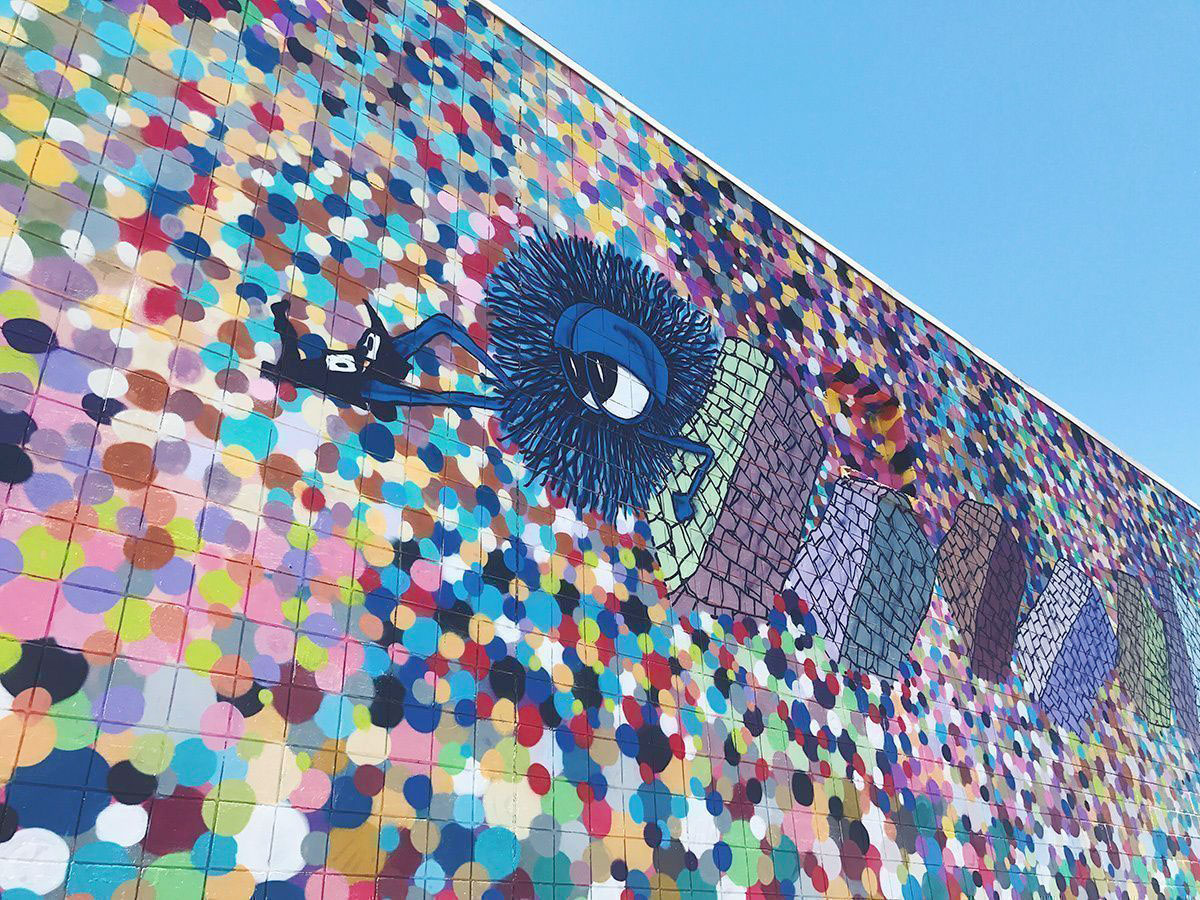 Mural at 510 Lincoln Street in Allston, MA