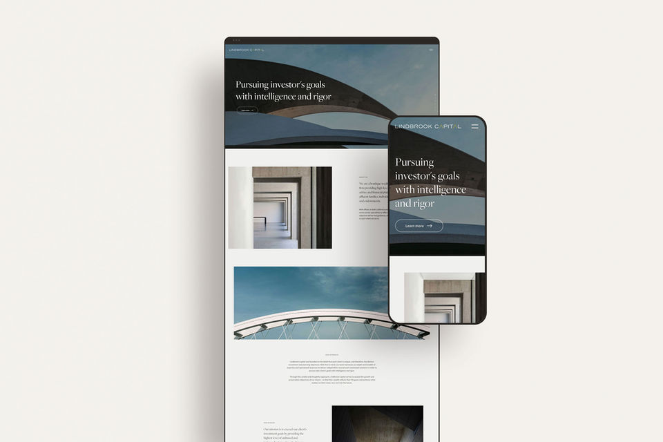 Wix website for Lindbrook Capital