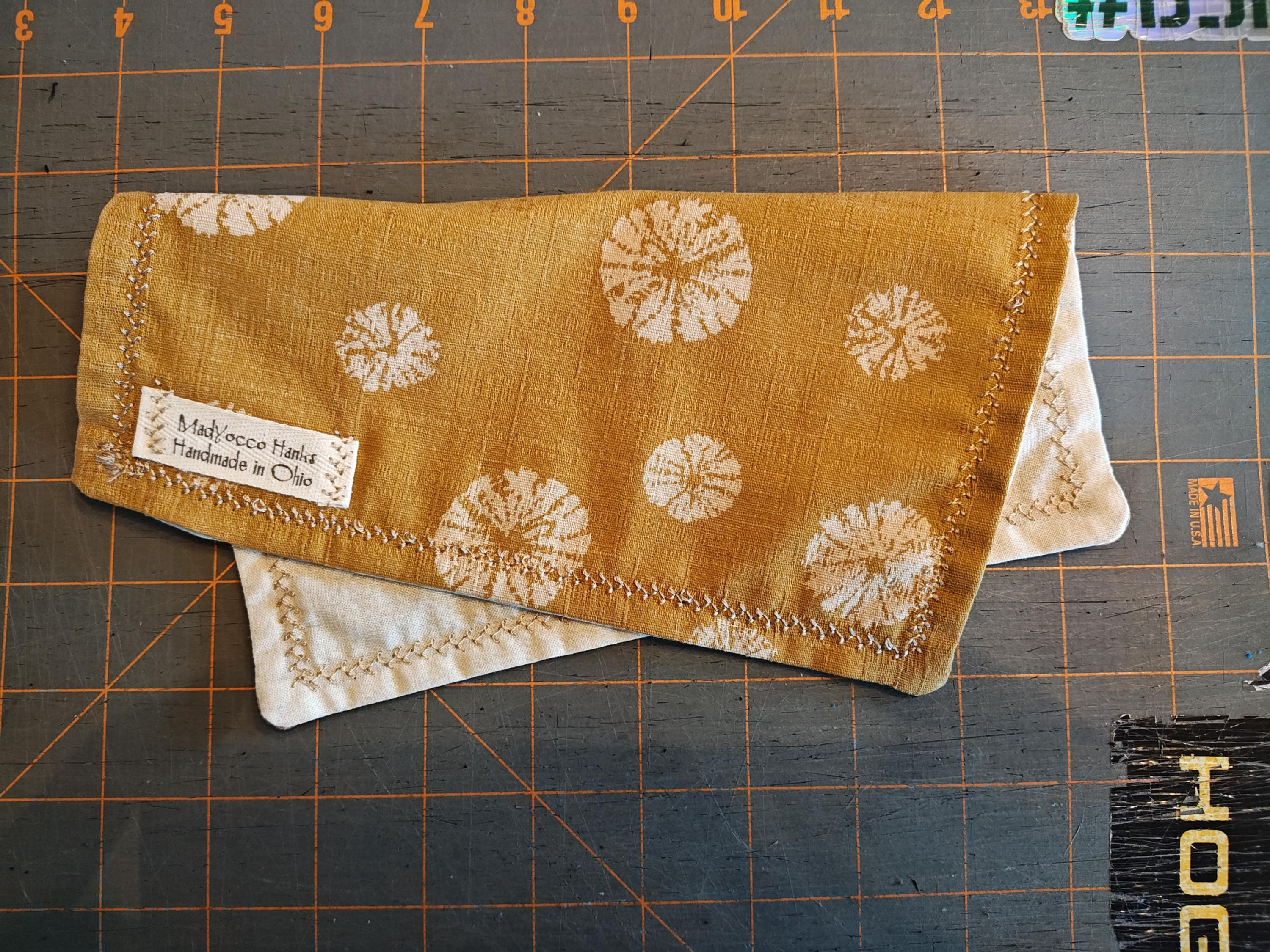 Japanese Sand Dollar Hanky 99% Cotton