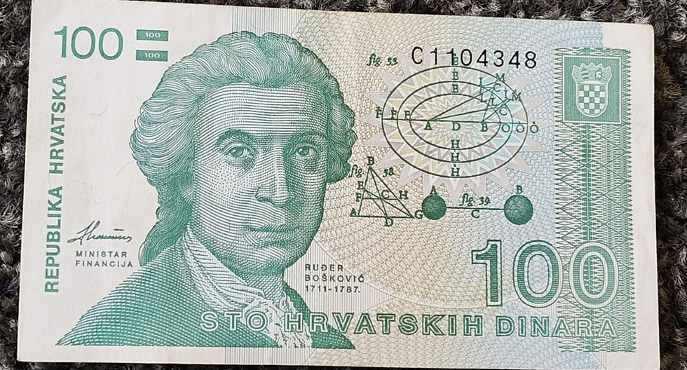 Croatia 100 Hrvatskih Dinara 1991 Banknote