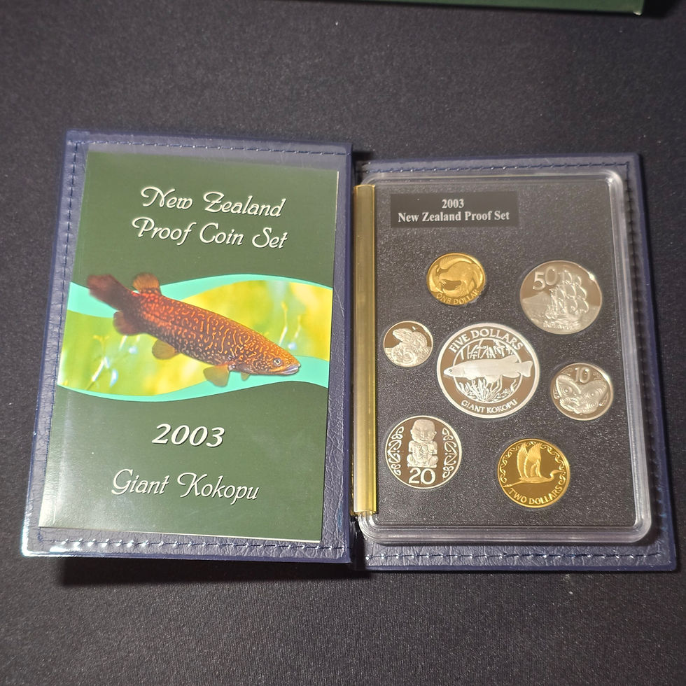 2003 New Zealand Annual Coin Silver Proof Set