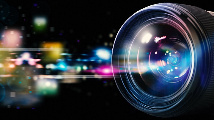 lente de cámara fotográfica