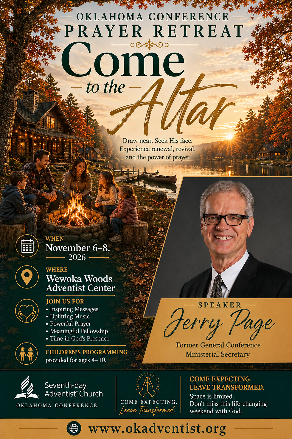 Oklahoma Conference Prayer Retreat Announced