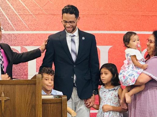 Pastor Carlos De La Cruz introduced In Shawnee