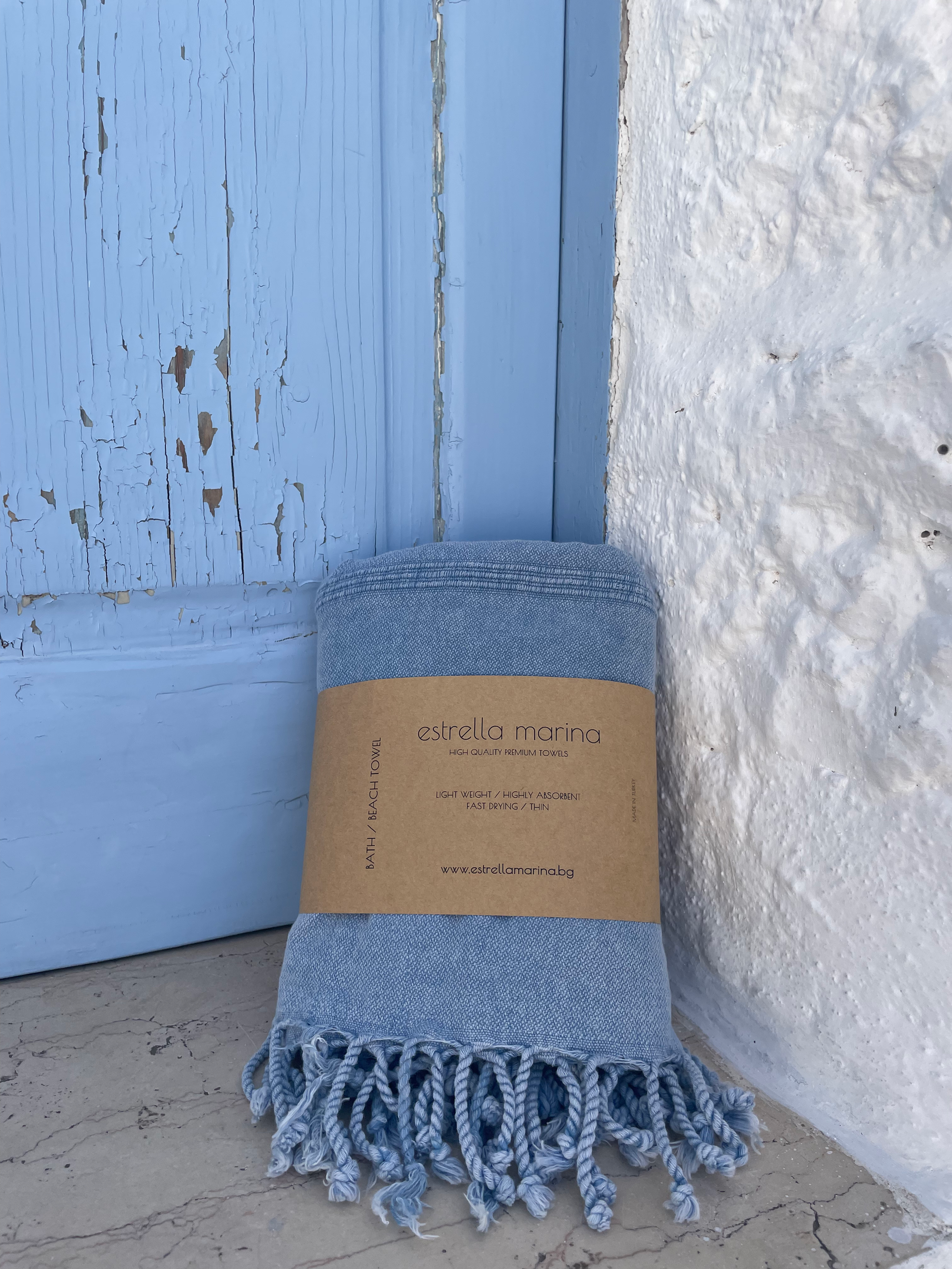 КЪРПА LUXE STONEWASHED DENIM BLUE