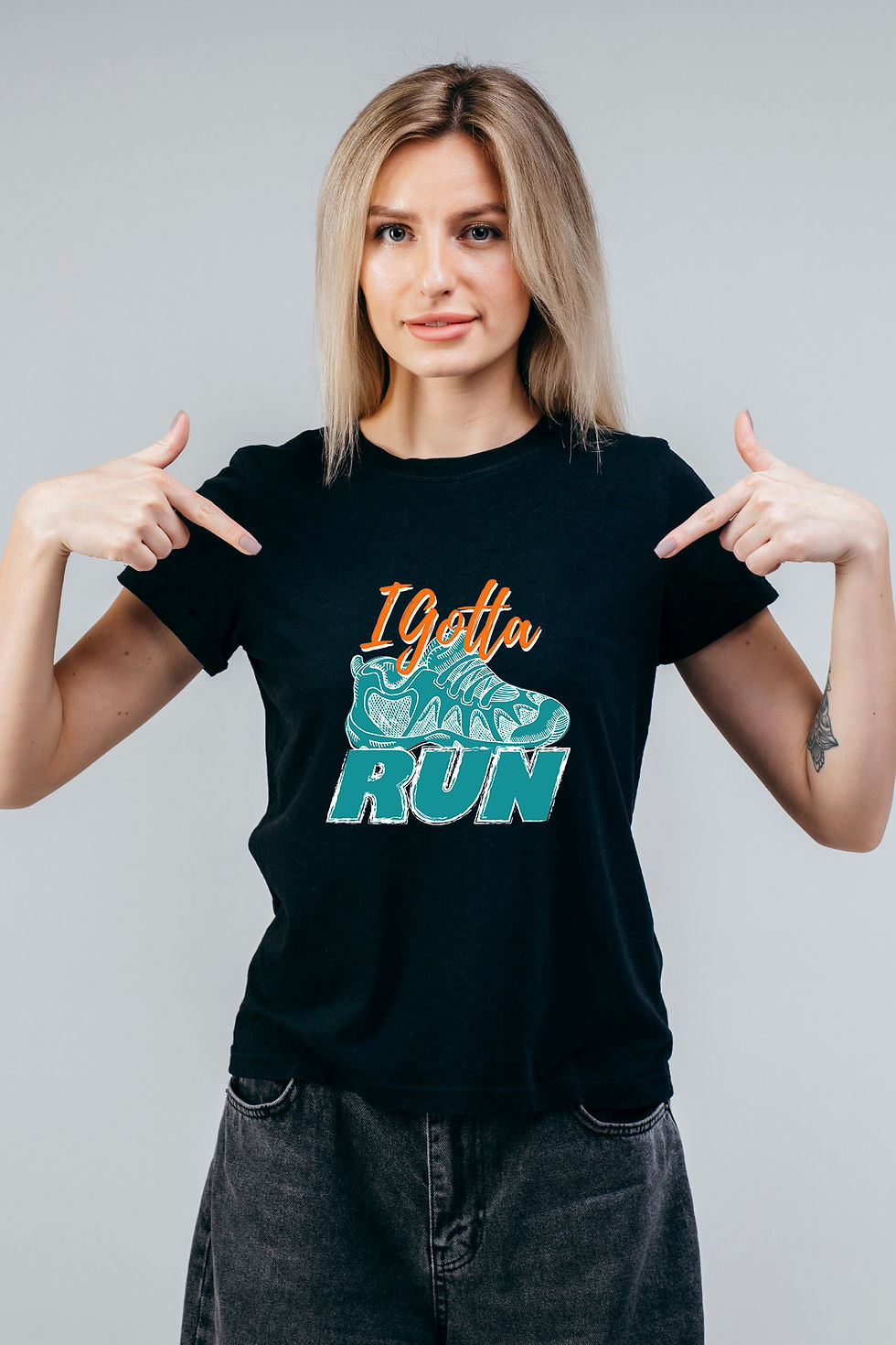 Küçük resim: Vexshirt Kadın Koşu Temalı Regular T-shirt