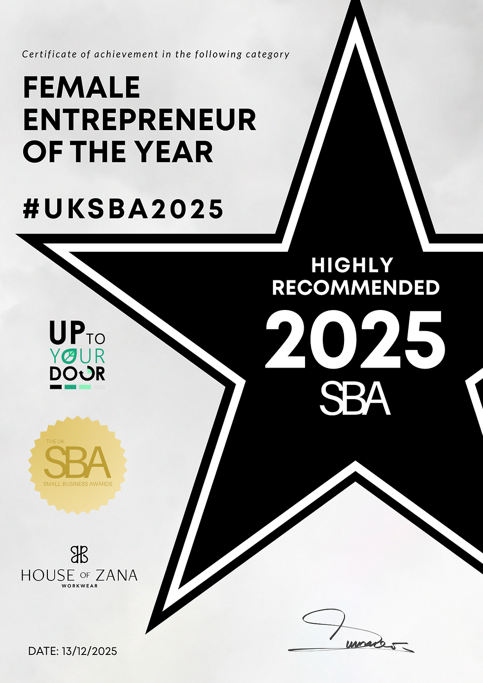 Highly Recommended - Female Entrepreneur Of The Year.png