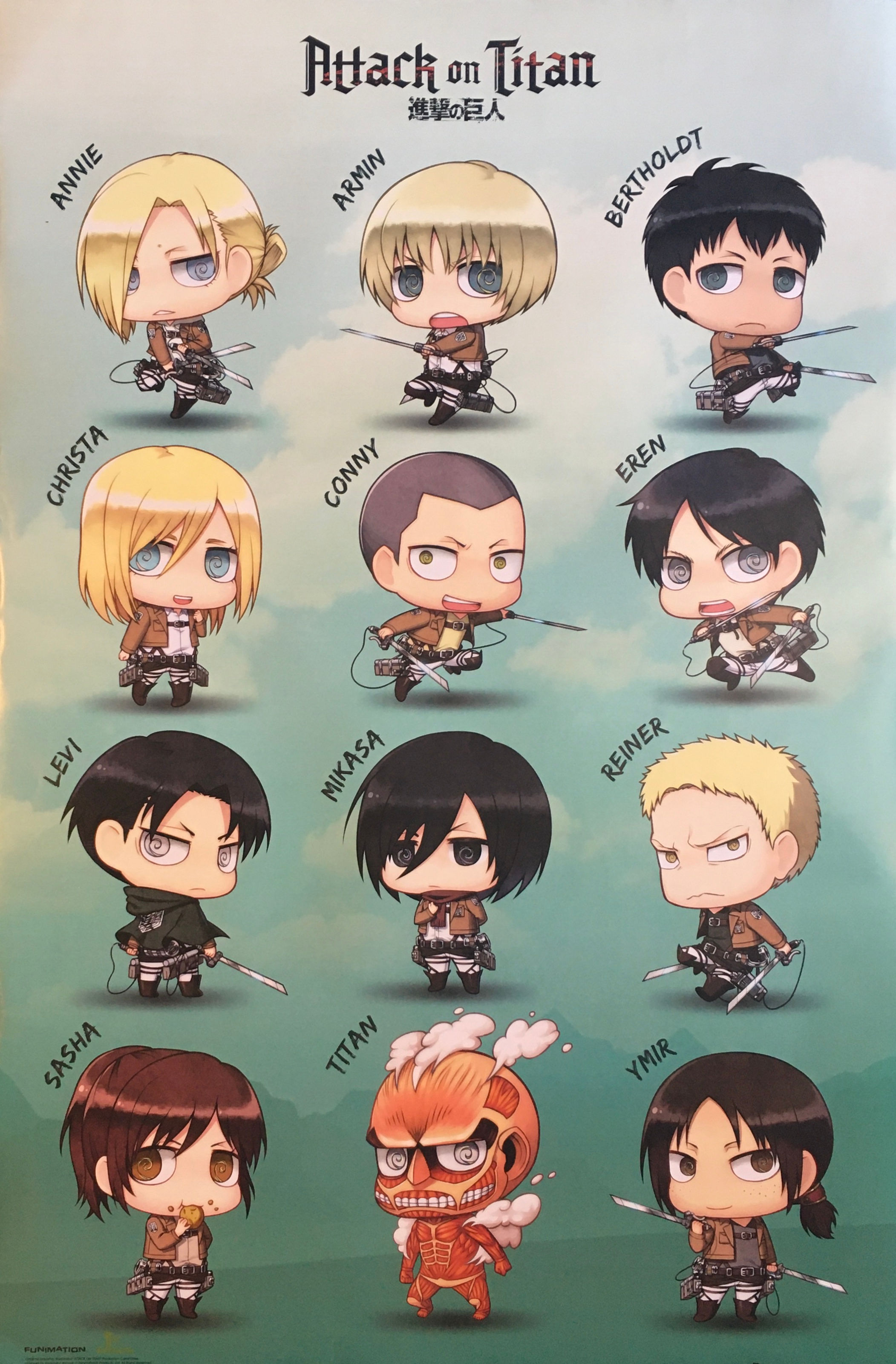 Attack on Titan - Chibi Characters