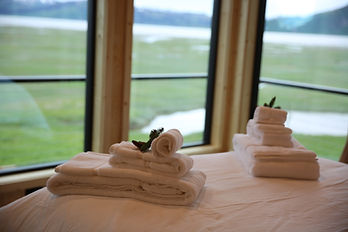 Clean towels available in all of our rooms