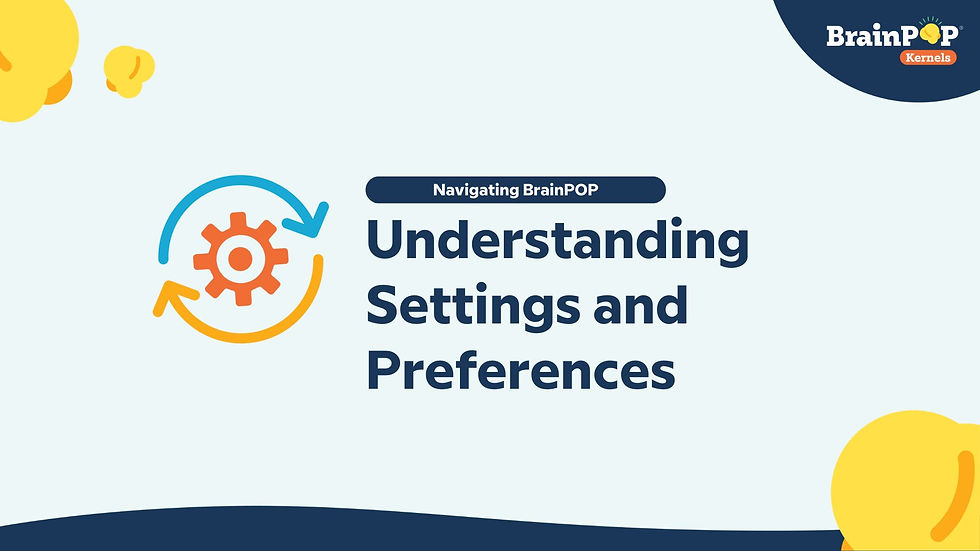 Understanding Settings and Preferences