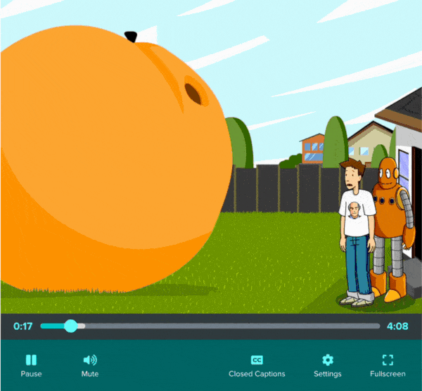 BrainPOP Roald Dahl movie. Letter reads "Dear Tim and Moby, I just read Charlie and the Chocolate Factory and I want to know more about the author. What can you tell me about Roald Dahl?"