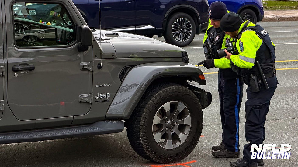 PEDESTRIAN SENT TO HOSPITAL AFTER BEING STRUCK BY SUV ON TORBAY ROAD