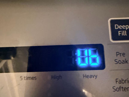 Samsung Washer - Off Balance