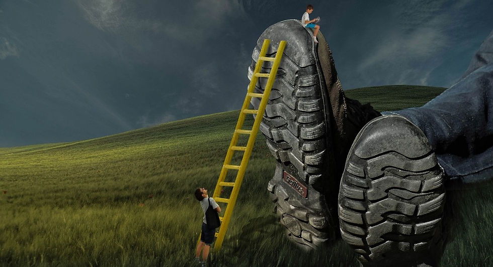 Drar du opp stigen etter deg?