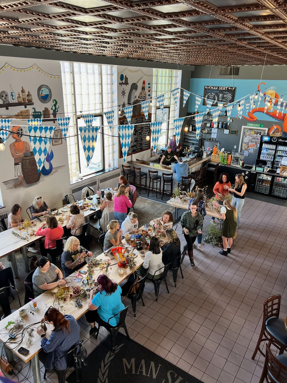 Thumbnail: Petals, Pints & Pumpkins: Mini Pumpkin Decorating at Man Skirt Brewing