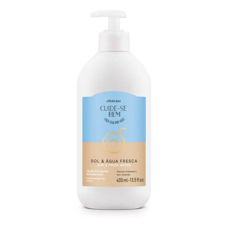 Cuide Se Bem Body Lotion Sun and Fresh Water 400ml