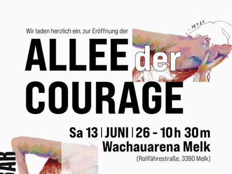 Allee der Courage | Guided Opening Walk on June 13, 10:30 | Wachauarena Melk