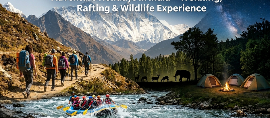 Adventure Holidays in India | Best Adventure Trips, Trekking & Wildlife Tours