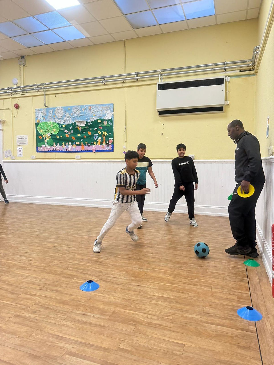 Children Playing Sports at Wesley Hall Community Centre